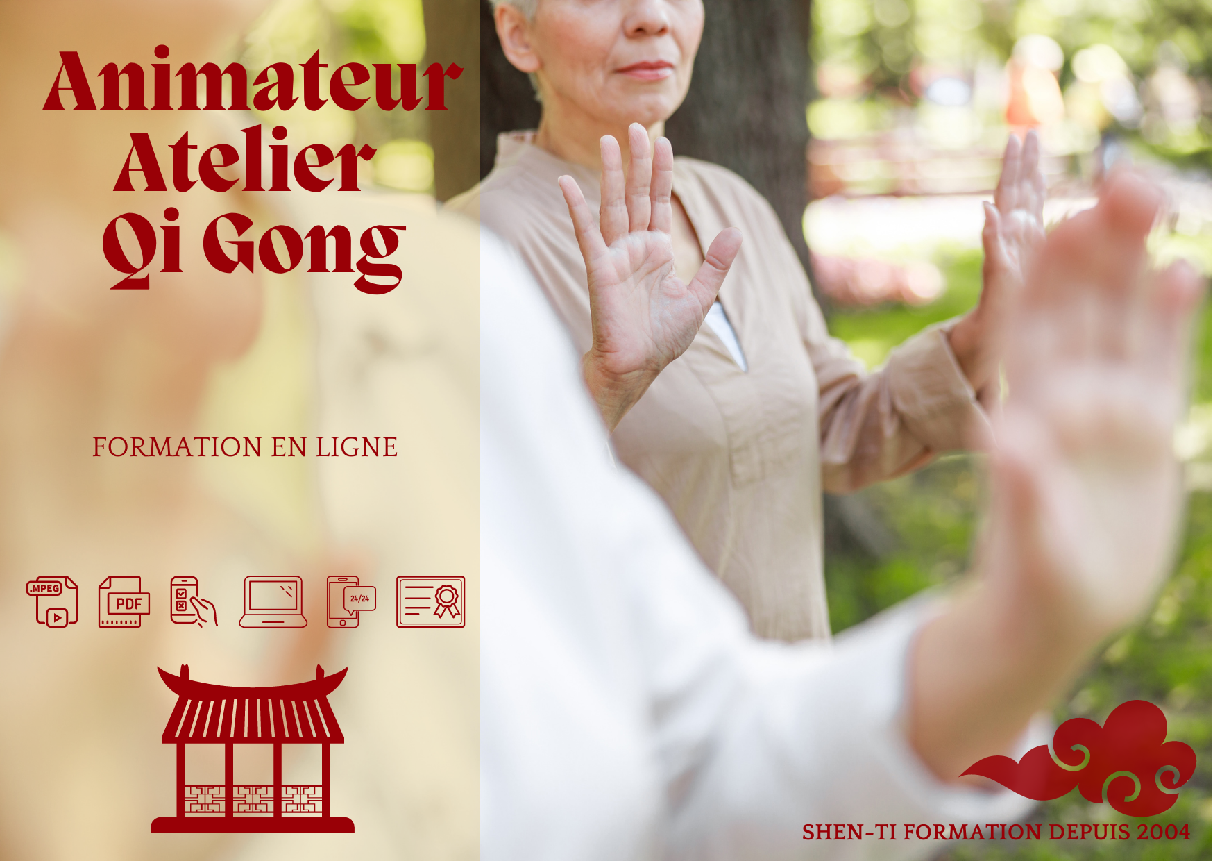 Formation animateur qi gong en ligne e-learning