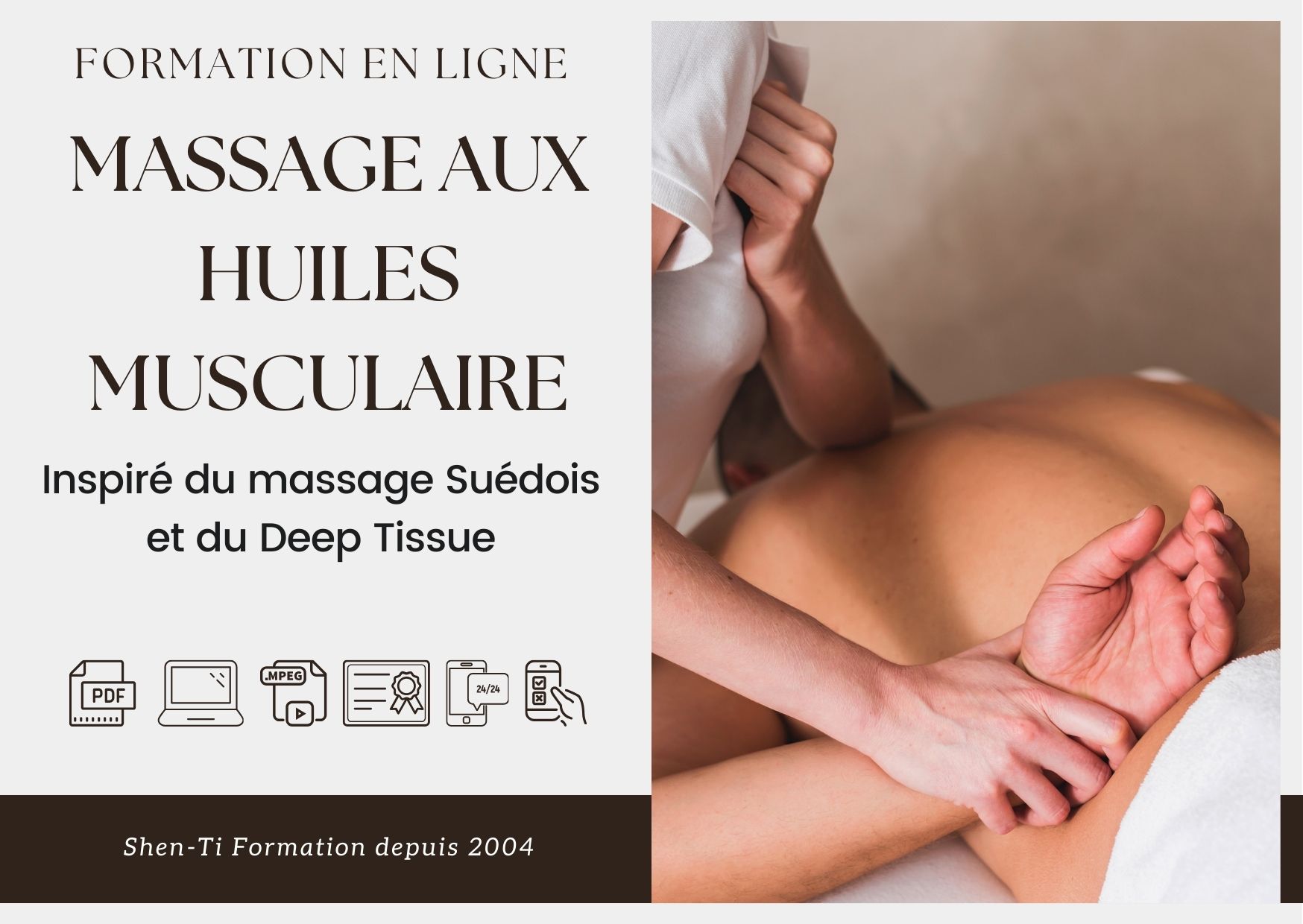 formation massage musculaire suedois deep tissue en ligne
