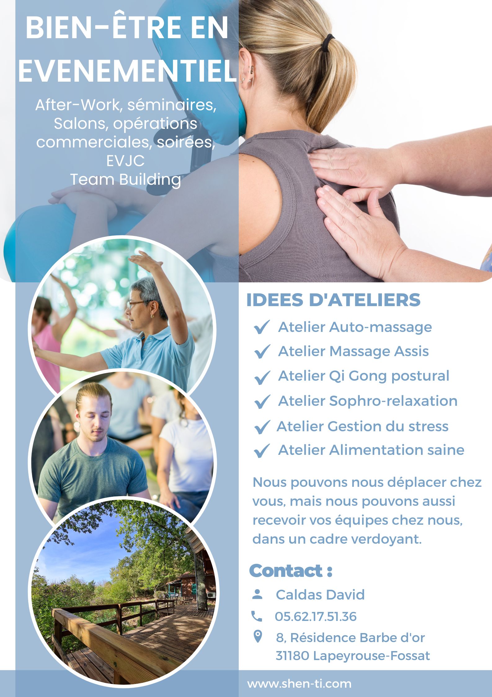 Prestations bien-être en entreprise