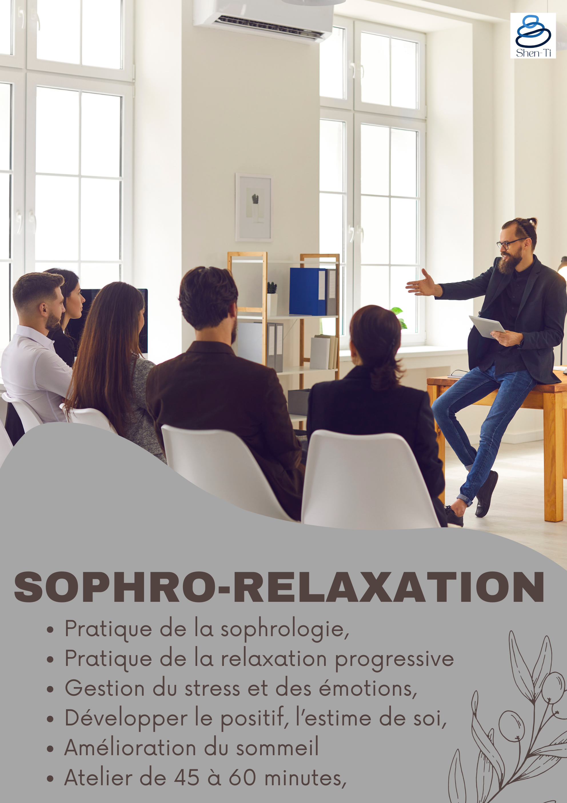 atelier sophrologie relaxation en entreprise
