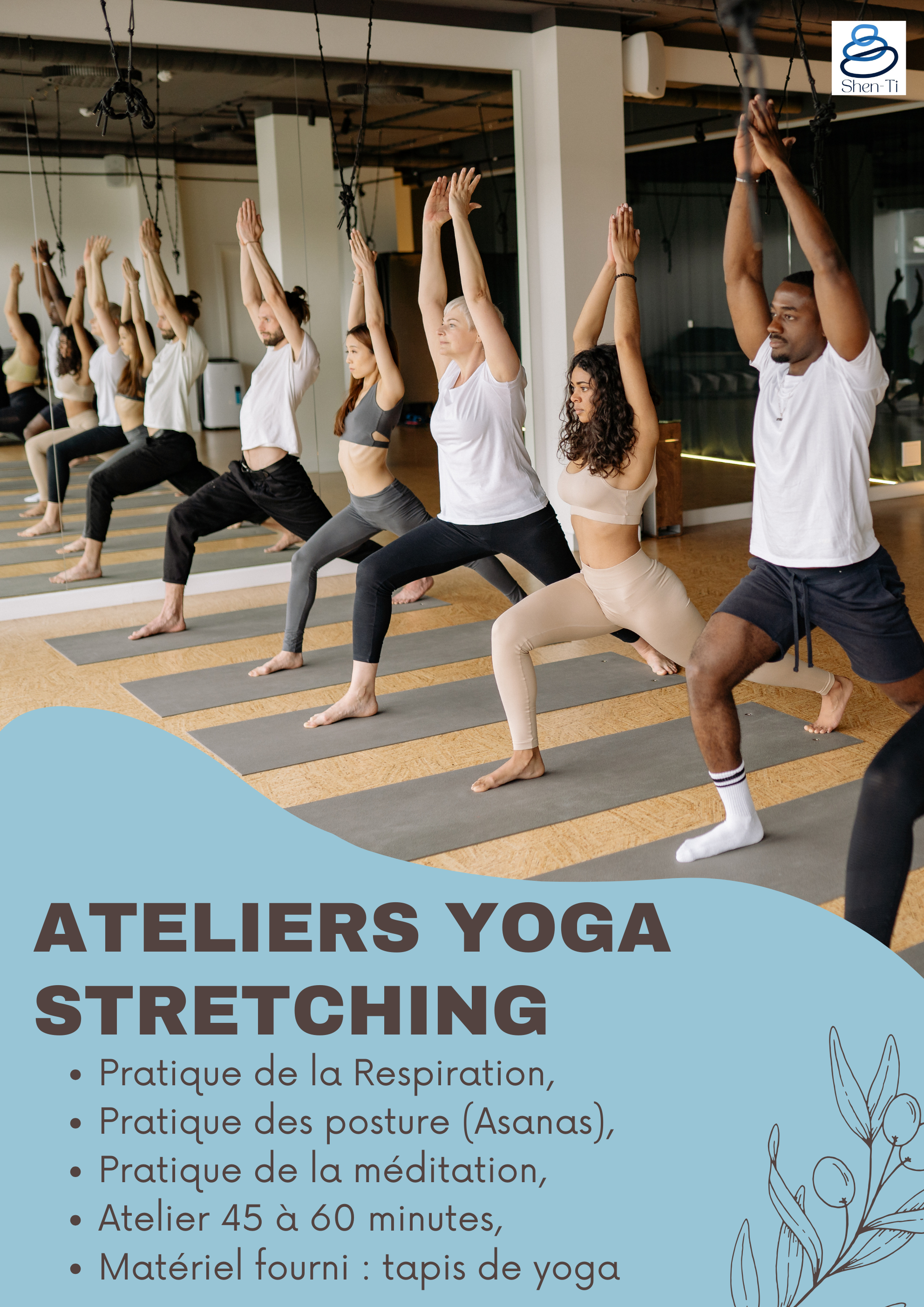 atelier yoga stretching en entreprise